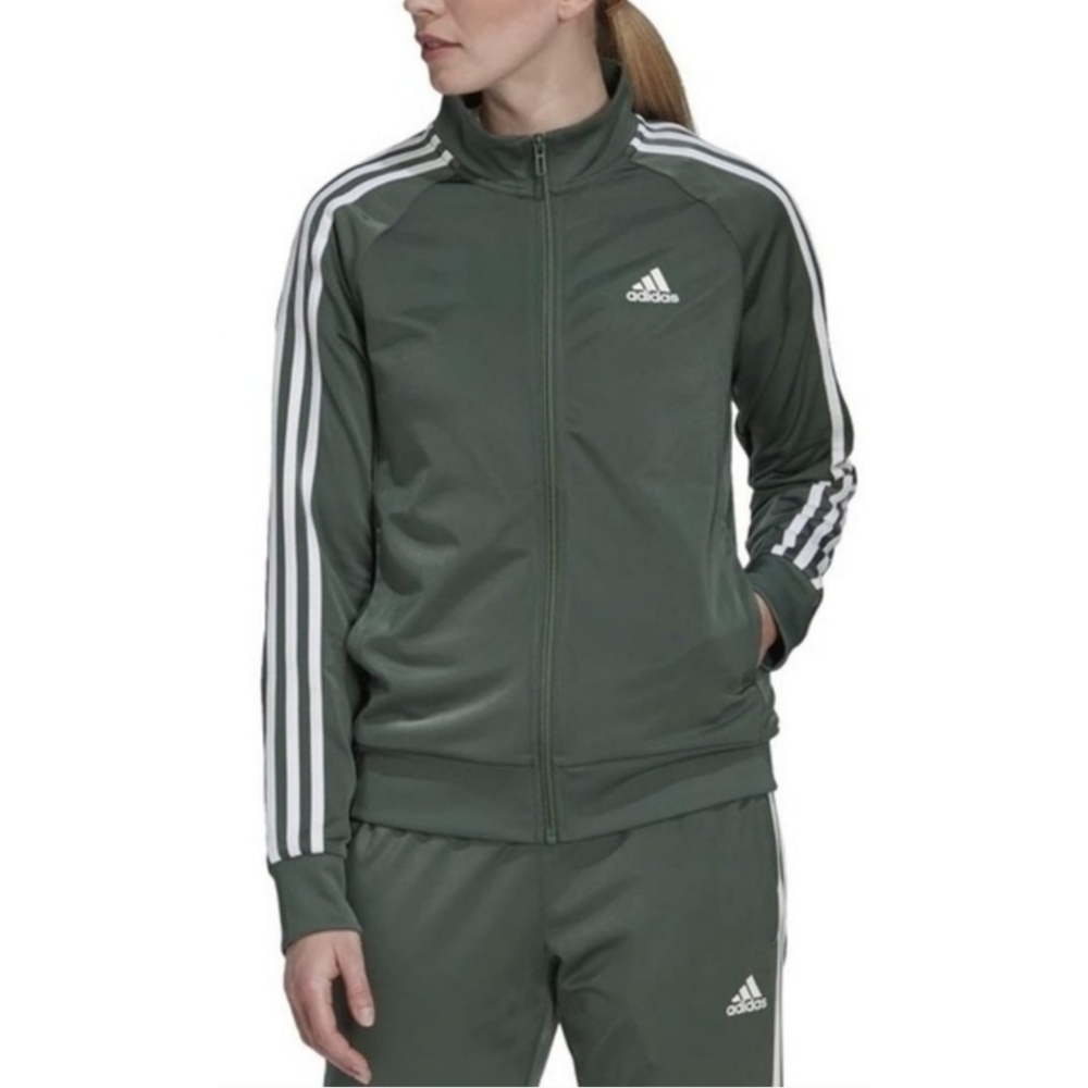 Adidas Primegreen Essentials Warm-up Slim 3 Stripes Track jacket Size M